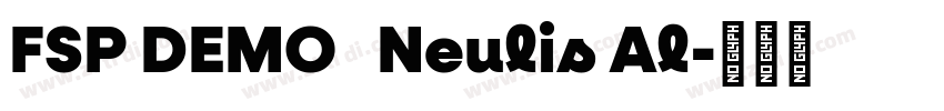 FSP DEMO   Neulis Al字体转换